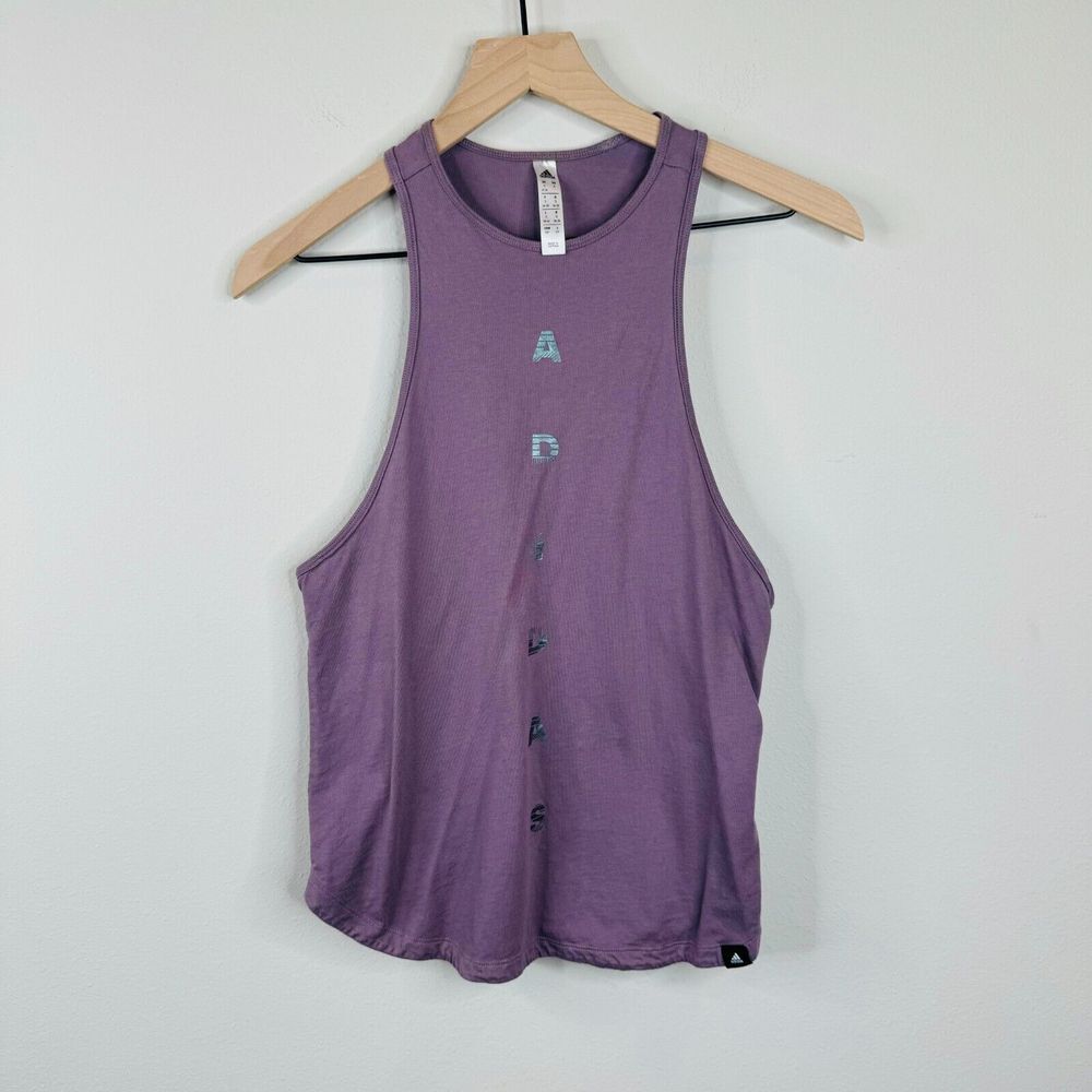 Adidas Womens Tank Top‎ Size S Purple Running Yoga Activewear
